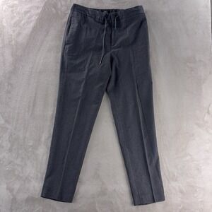 A.P.C.‎ Drawstring Trousers Pants Womens Size 50 Gray Wool Blend Tailored
